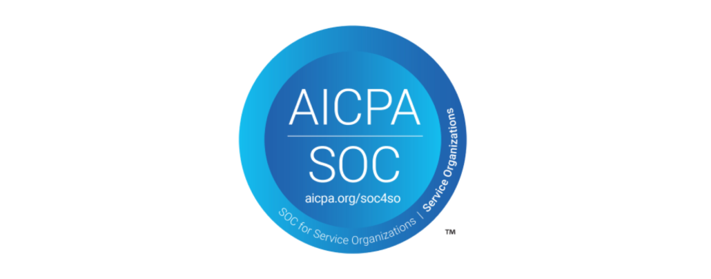 AICPA SOC security compliance certification badge
