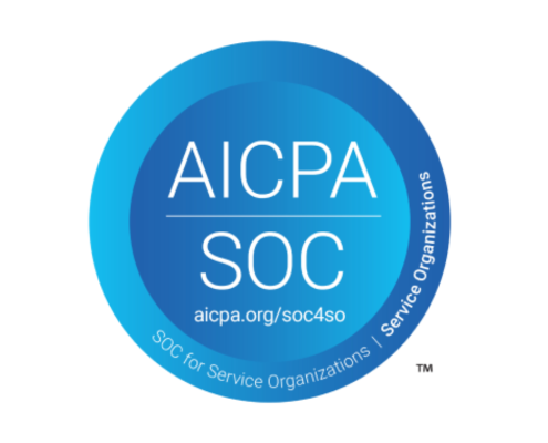 AICPA SOC security compliance certification badge