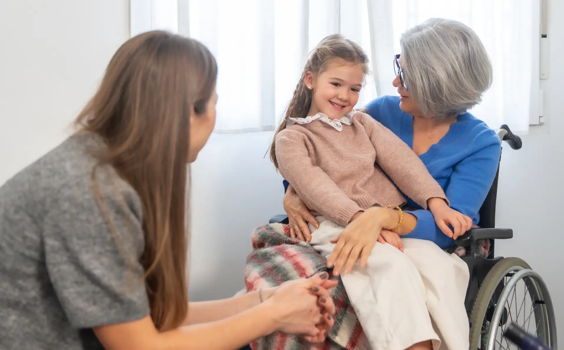 Illustration of people connecting with each other