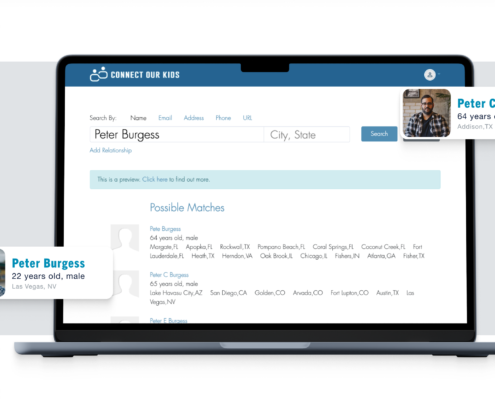 Illustration representing the people search feature